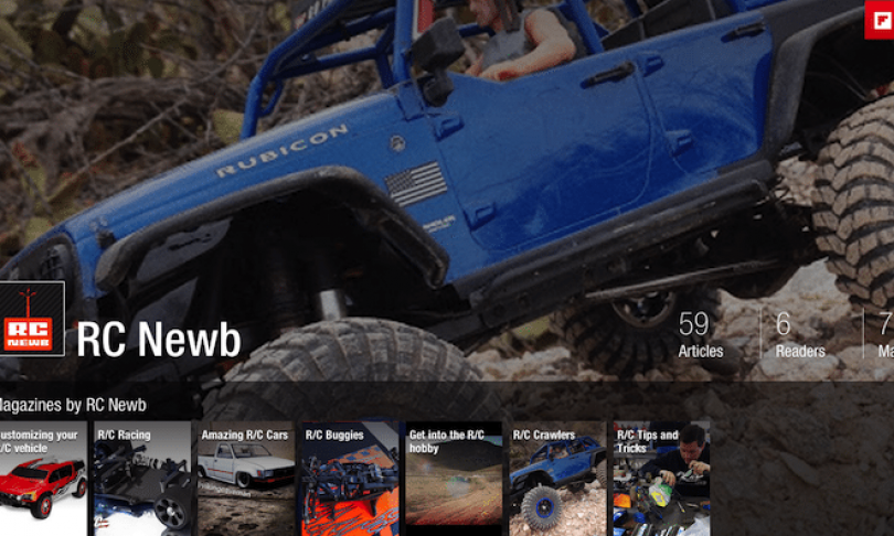 Need something to read? Check out our R/C Flipboard magazines.
