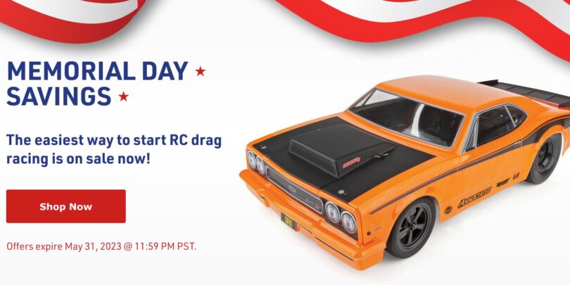 Get into R/C Drag Racing with AMain Hobbies’ 2023 Memorial Day Sale
