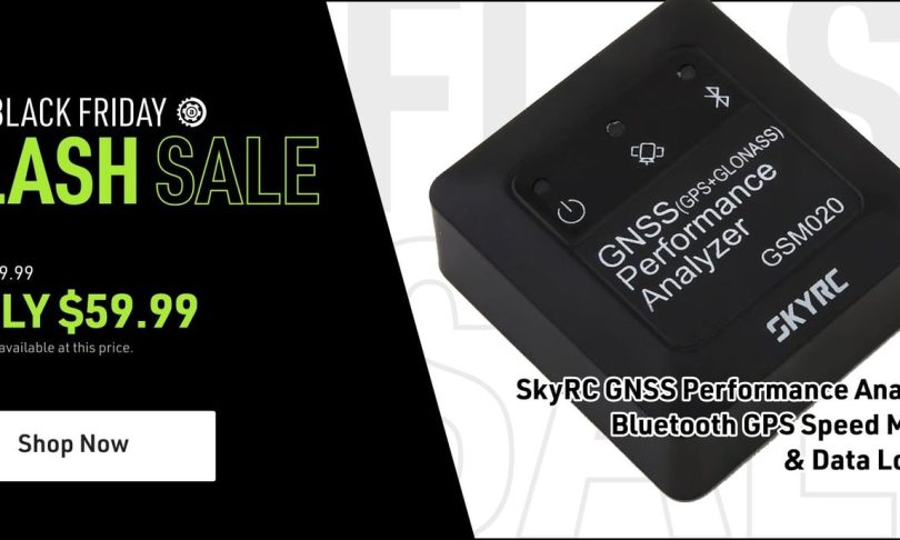 AMain Hobbies Flash Sale: Get a SkyRC GNSS Performance Analyzer GPS Speed Meter for $59.99