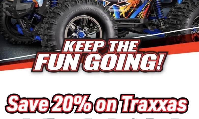 Save 20% on Traxxas Bodies, Tires, & Wheels at AMain Hobbies