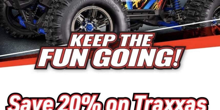 Save 20% on Traxxas Bodies, Tires, & Wheels at AMain Hobbies