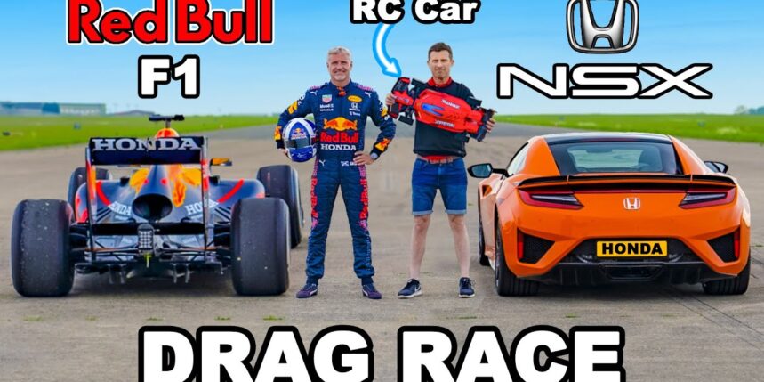 A Drag Racing Challenge: ARRMA Limitless vs. a Honda NSX vs. Team Red Bull’s F1 Car [Video]