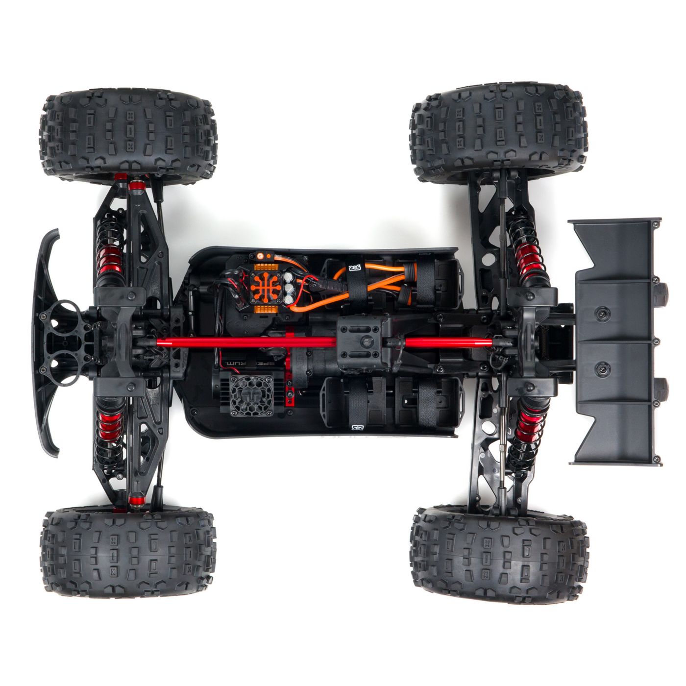ARRMA Outcast Fifth-scale 8S Stunt Truck - Chassis Top