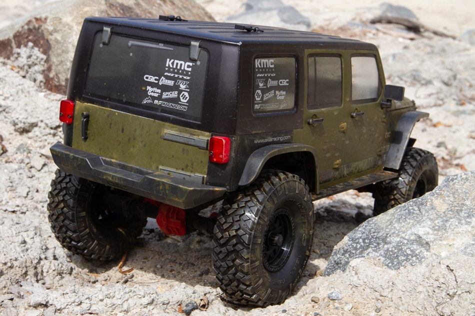 Axial SCX10 II 2017 Jeep Wrangler Body - Painted Rear