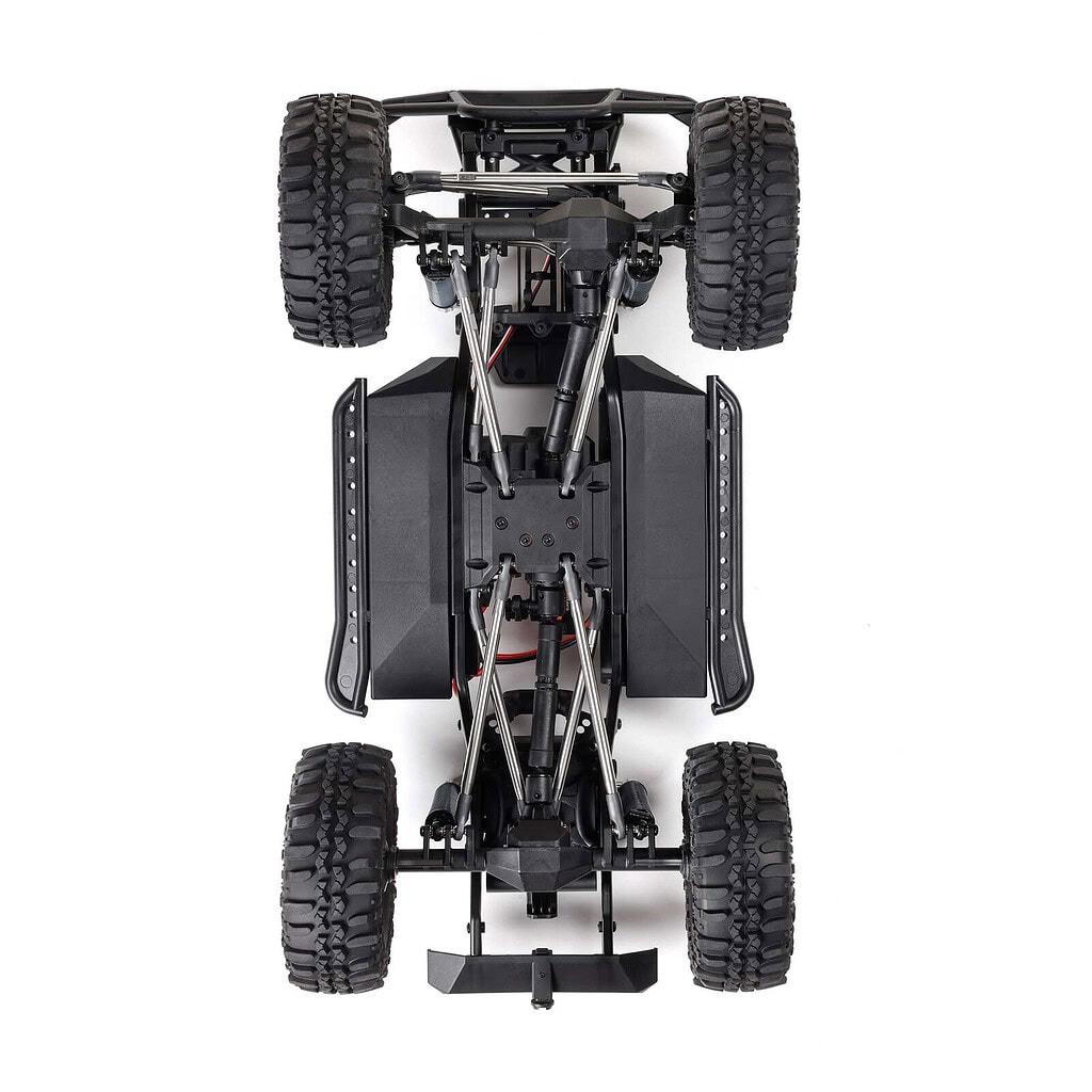 High-quality image of the Axial SCX10 III 1987 Toyota SR5 RTR trail truck, showcasing its rugged off-road design and detailed chassis for RC enthusiasts.