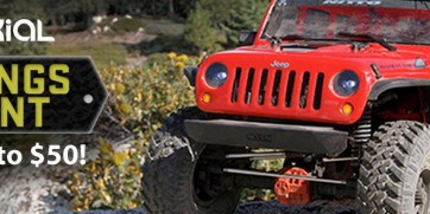 Blaze a Trail into the Holiday Season with these Axial Discounts