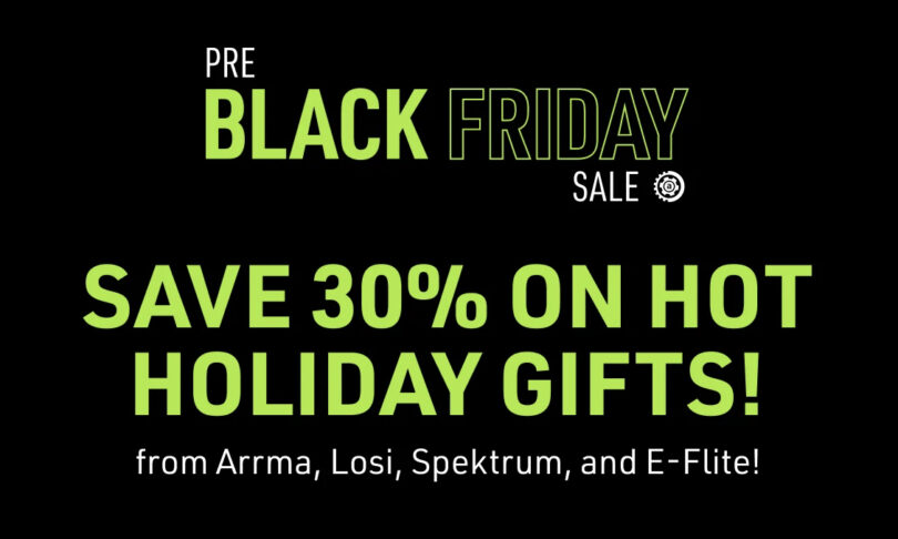 Save 30% on Select R/C Car, Truck, and Plane Models During the AMain Hobbies Pre Black Friday Sale
