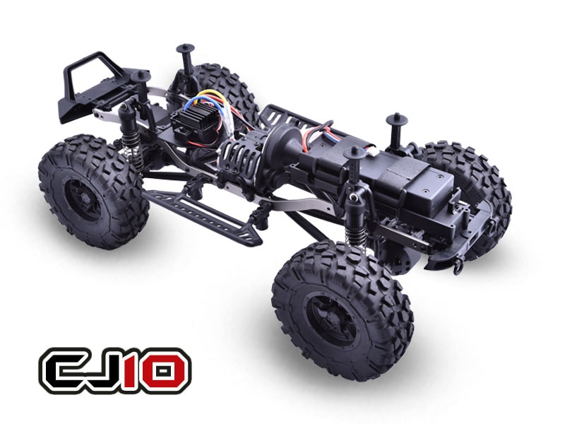 Caster Racing CJ10-16-RTR 1:10 Jeep Rock Rocket - Chassis