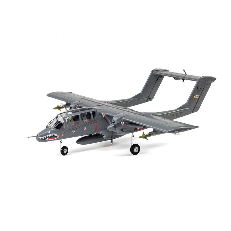 Detailed RC plane model with military aircraft design, including realistic features and camouflage paint, suitable for RC enthusiasts and collectors.