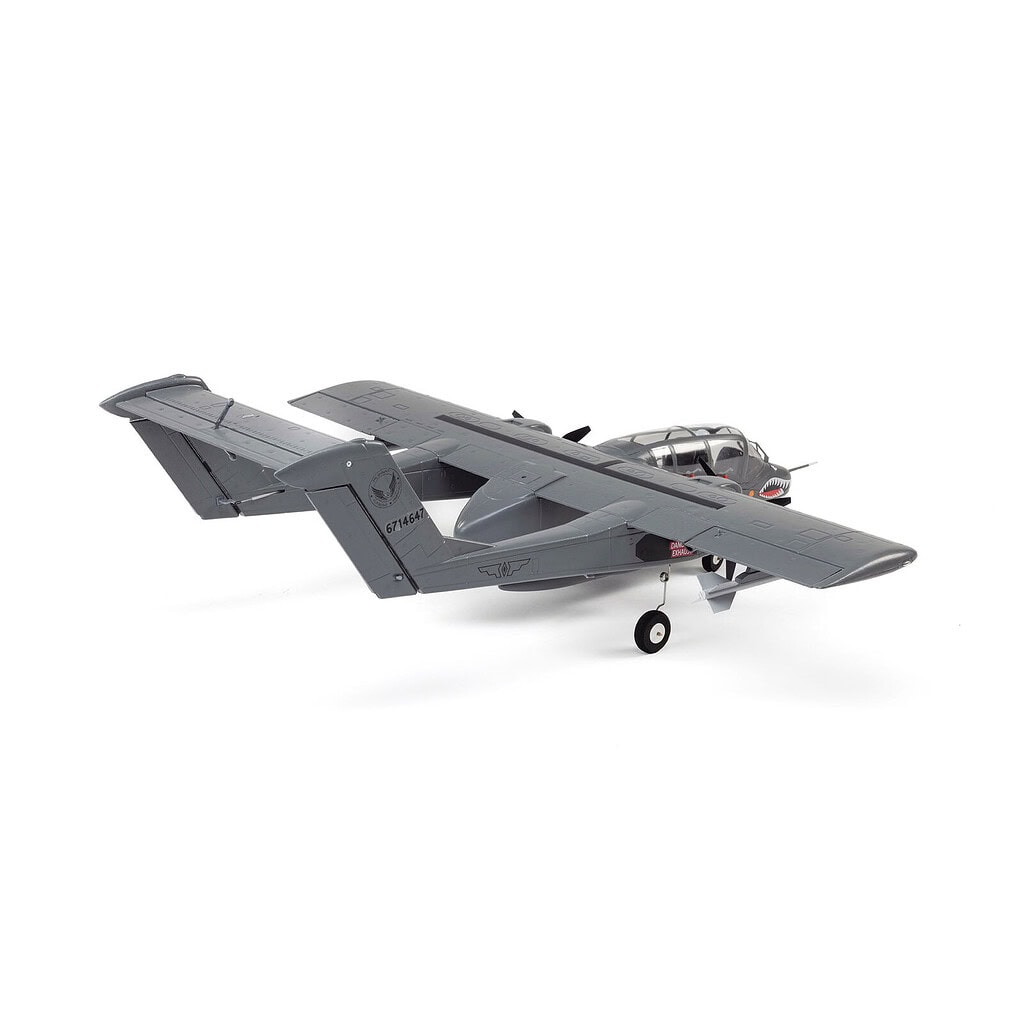 Detailed RC airplane model with realistic design and features for hobby enthusiasts.