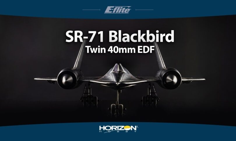 See it in Action: E-flite SR-71 Blackbird Twin 40mm EDF BNF [Video]