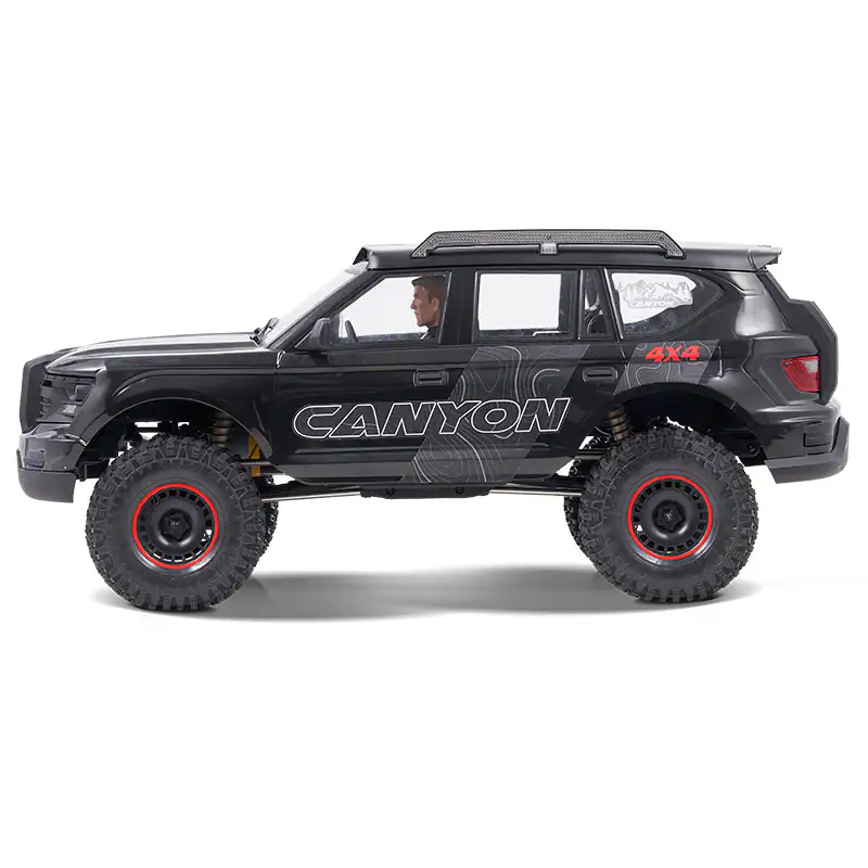 RCCrawler remote control off-road vehicle with rugged tires and detailed body design for off-road adventures and RC car enthusiasts.