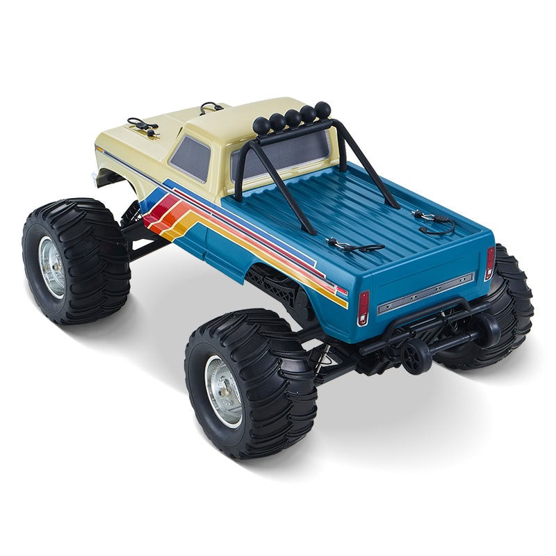 High-quality RC off-road truck with large tires, durable design, and vibrant colors, perfect for outdoor adventures and hobby enthusiasts.