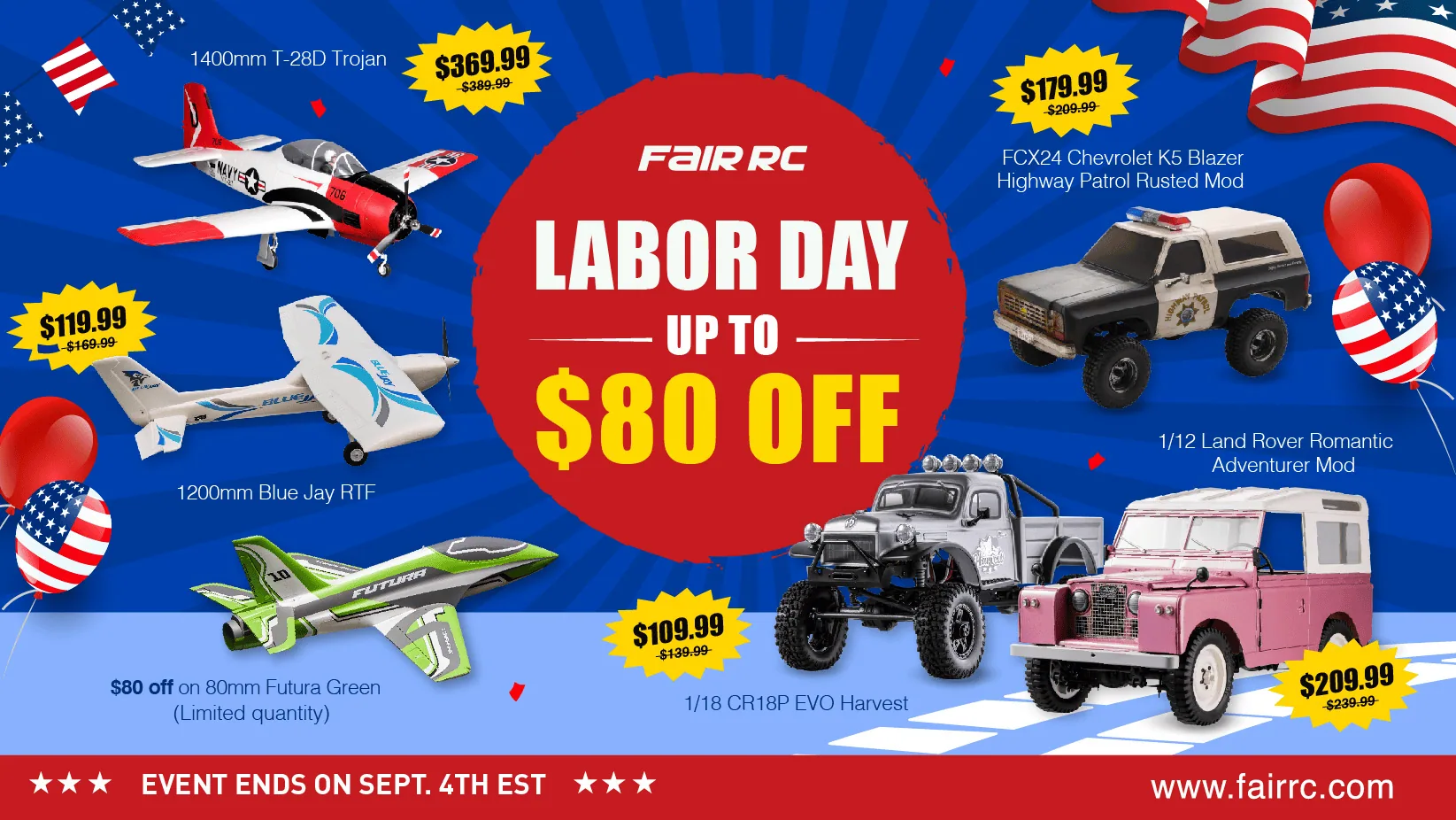 Fair RC's 2024 Labor Day Sale RC Newb