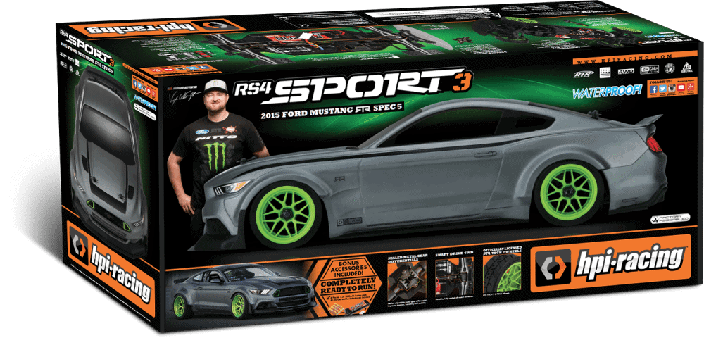 HPI 2015 Ford Mustang RTR Spec 5 RS4 Sport 3 Box