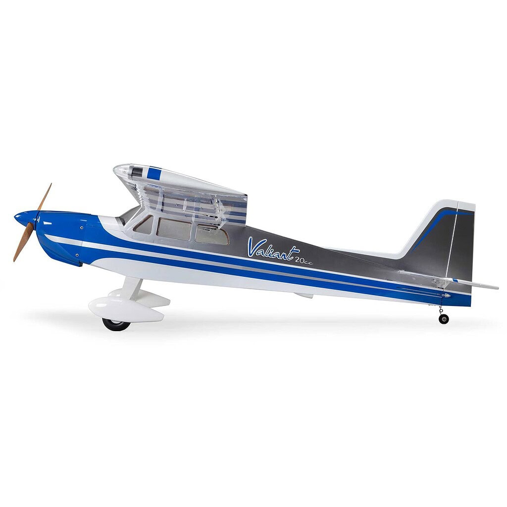 High-performance RC Valiant 20cc airplane with 86.5-inch wingspan, perfect for hobbyists and enthusiasts. Ideal for scale modeling and remote control flying.