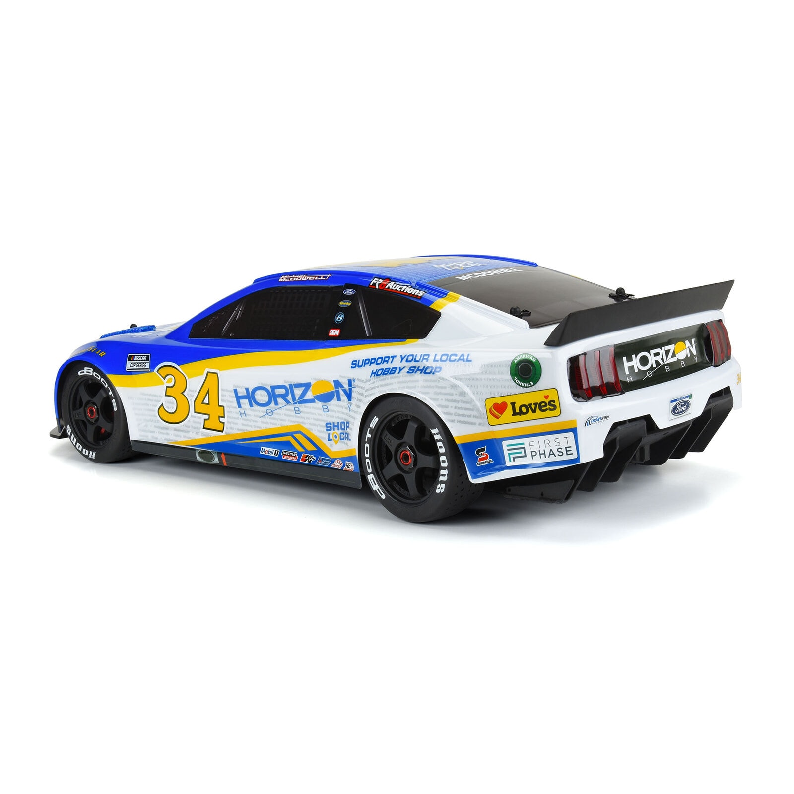 Limited Edition Ford Mustang NASCAR Cup Body for ARRMA Infraction 6S RC Newb