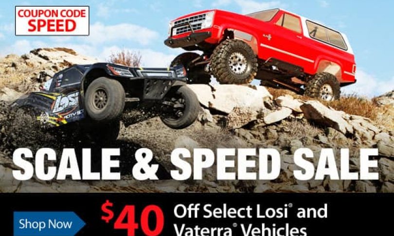 Grab $40 Discount on Select Vaterra and Losi Vehicles During the “Scale & Speed Sale”