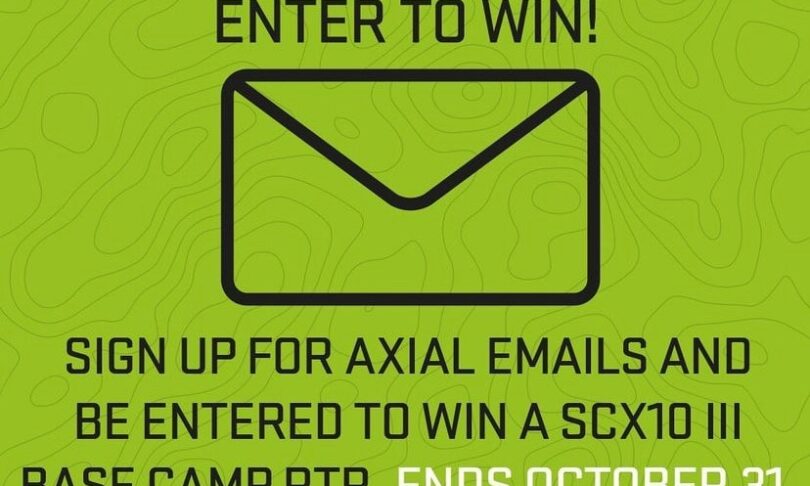 Voici votre chance de gagner un Axial SCX10 III Basecamp