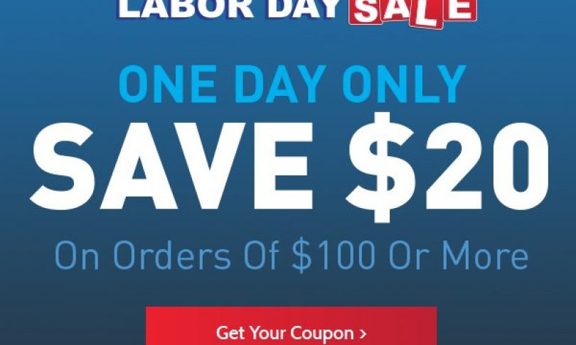 Labor Day Deal: Save $20 on Orders of $100 or More at AMain