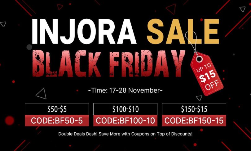 Injora’s 2023 Black Friday Sale Details