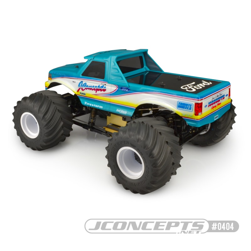 JConcepts 1993 Ford F-250 Monster Truck Body - Rear