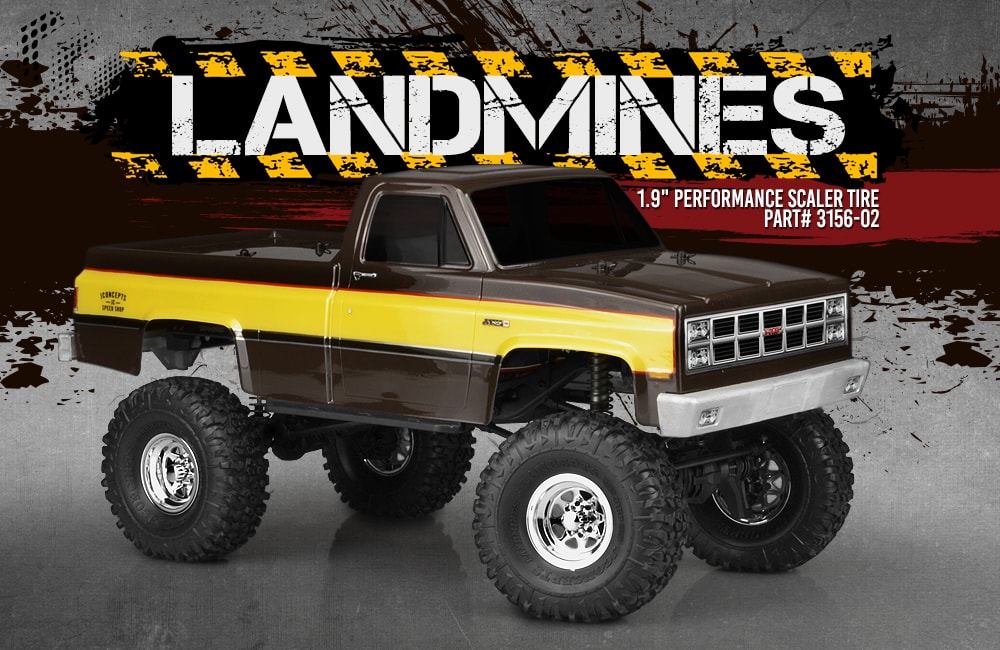 JConcepts Landmines Performance Scaler Tires - Mounted