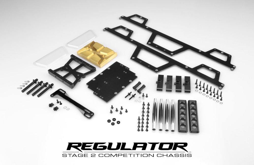JConcepts Regulator Stage 2 Competition Monster Truck Chassis - Components