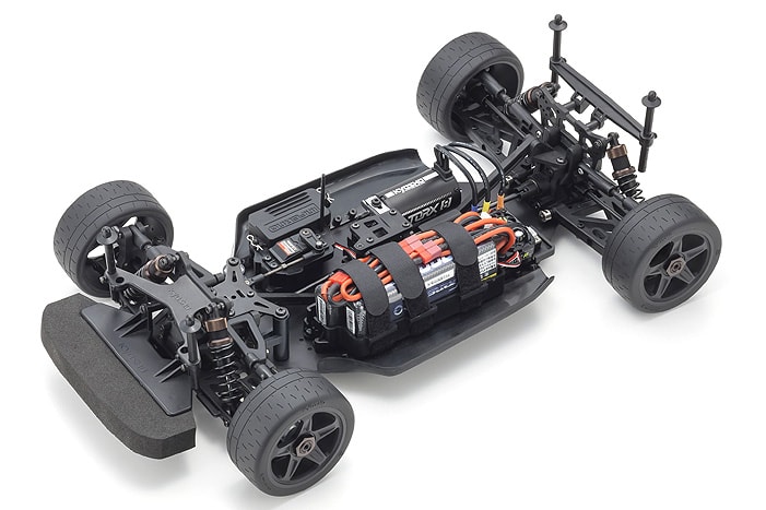 Kyosho Inferno GT2 Dodge Challenger Go Mango - Chassis