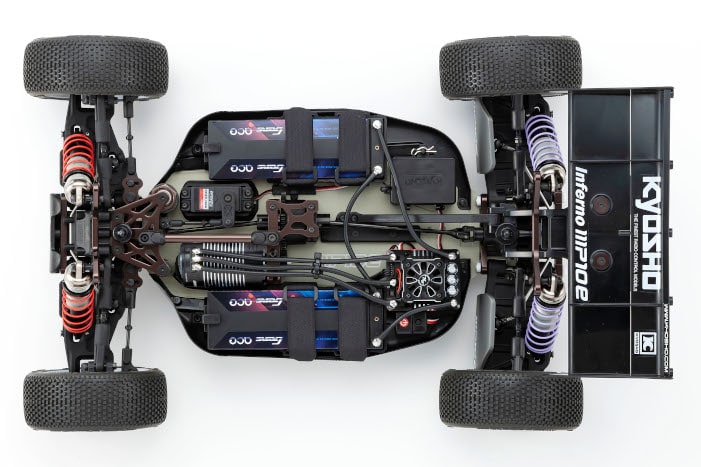 Kyosho Inferno MP10e Buggy Kit - Chassis Top