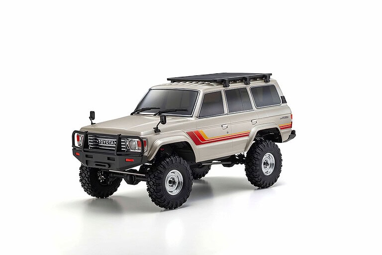 Detailed remote control off-road vehicle with rugged tires and roof rack for outdoor adventures. Perfect for RC car enthusiasts and hobbyists.