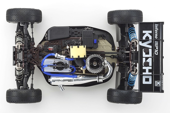 Kyosho MP10 RC Buggy Kit - Chassis Top
