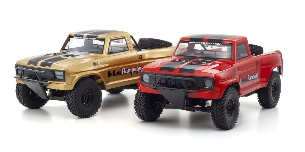 Kyosho Outlaw Rampage Pro RTR - Red and Gold