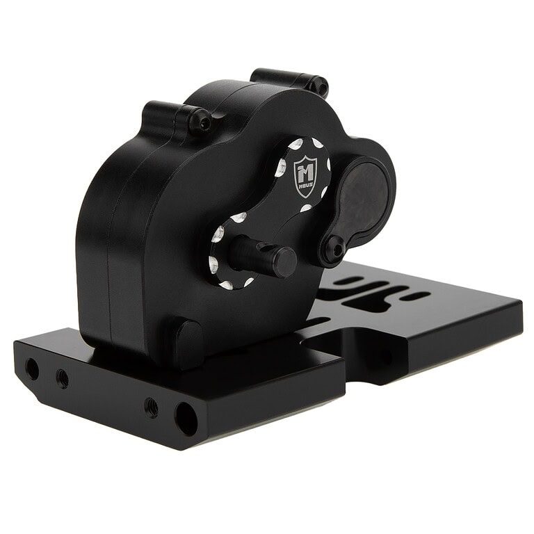 High-quality RC Newb Meus Racing LCG 12:1 complete transmission for Axial SCX10. Precision engineering for improved durability and performance in RC crawling and off-road adventures.