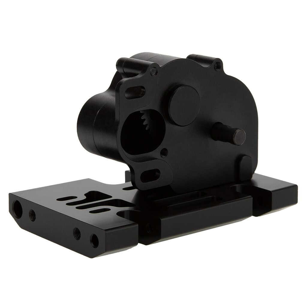 High-quality RC Newb Meus Racing LCG 12:1 complete transmission for Axial SCX10. Precision-engineered for durability and optimal performance in RC crawling and off-road applications.