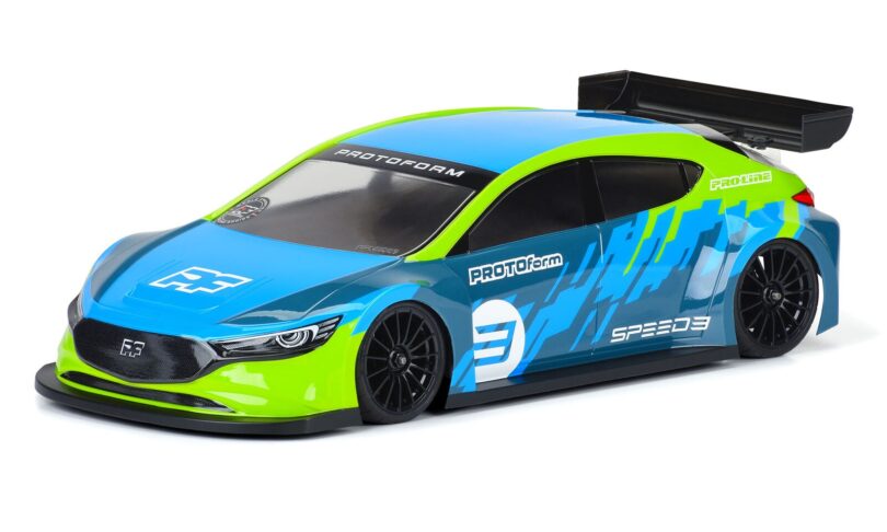 PROTOform 1/10-scale Speed3 Clear Body for 190mm FWD Touring Cars
