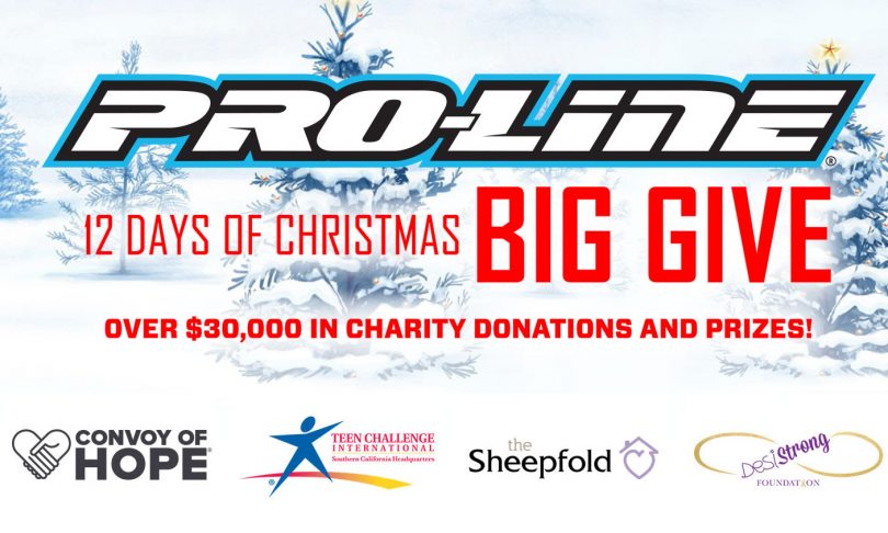 Enter to Win in Pro-Line’s “12 Days of Christmas Big Give 2018” Sweepstakes