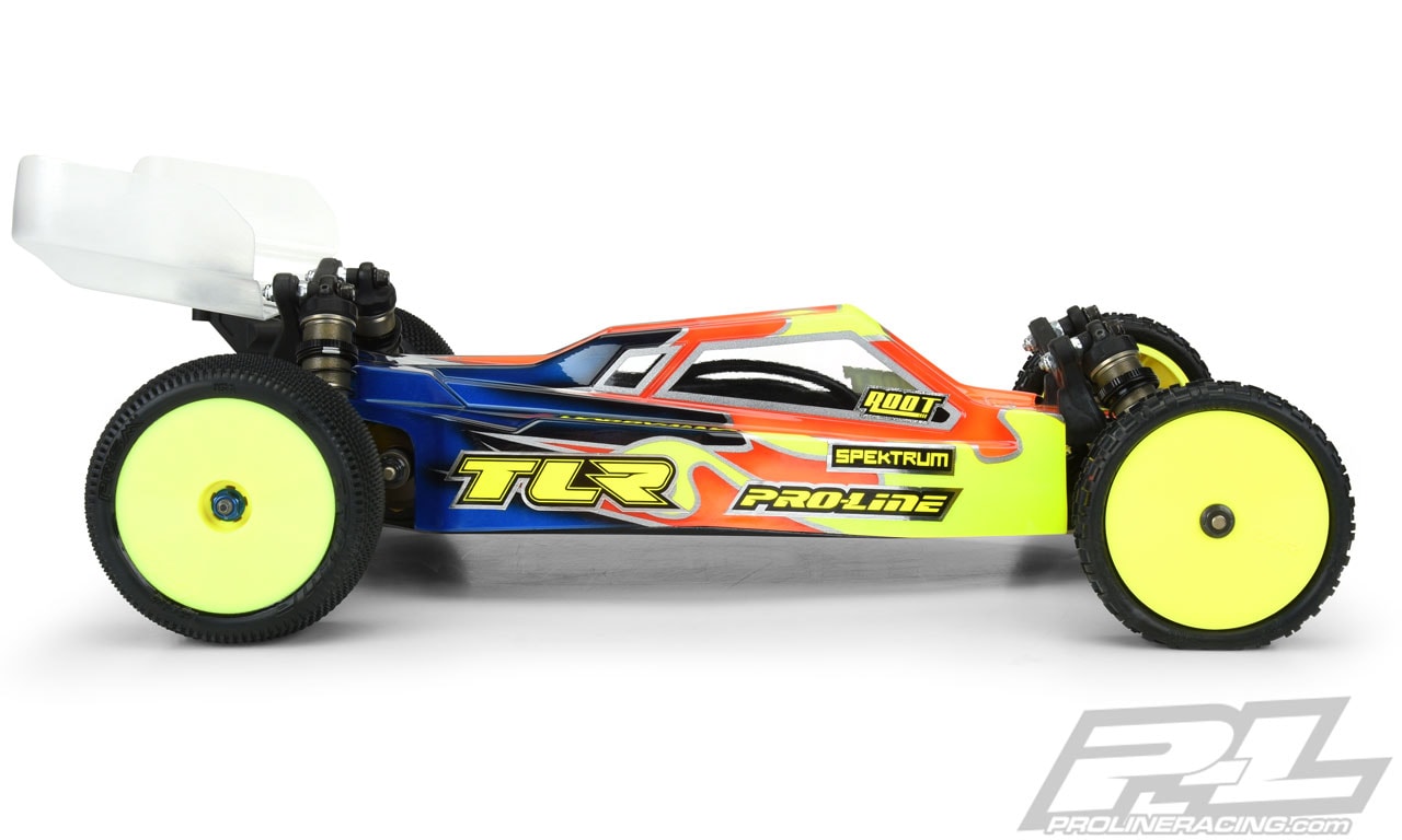 Pro-Line Axis Light Weight Clear Body TLR 22 5 - Side