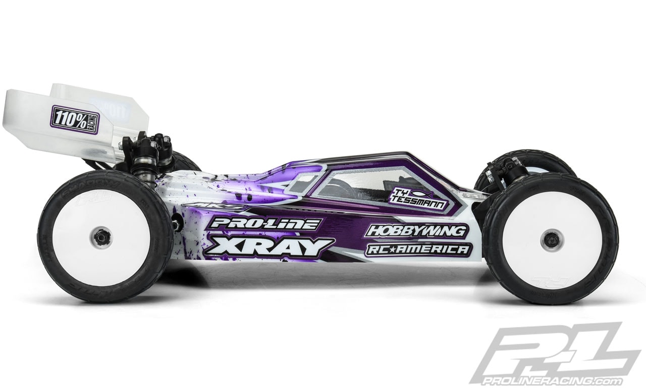 Pro-Line Axis Light Weight Clear Body for XRay XB2 - Side