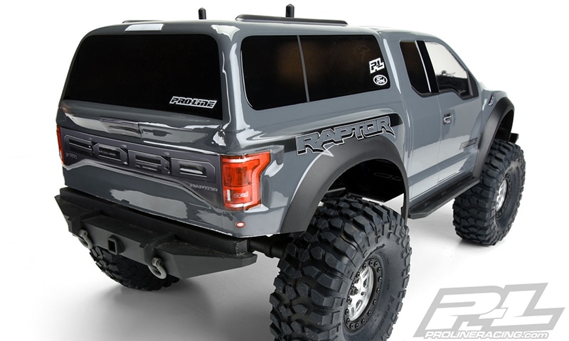 Pro-Line Ford F-150 Raptor Body for the Traxxas TRX-4 - Rear