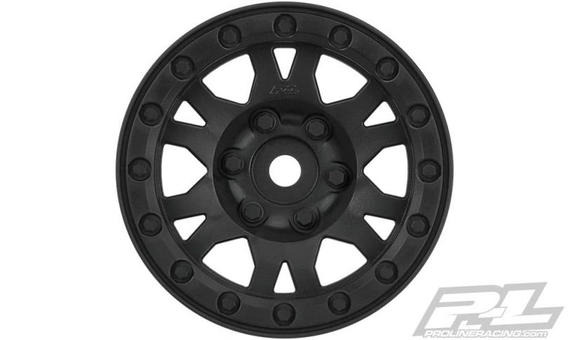 Pro-Line Impulse 1.9″ Black Plastic Bead-loc Wheels
