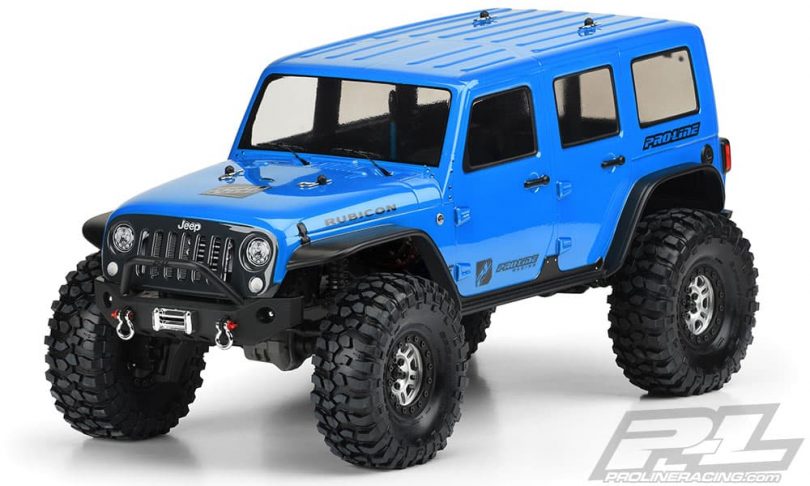 Pro-Line’s Jeep Wrangler Unlimited Rubicon  Body for the Traxxas TRX-4