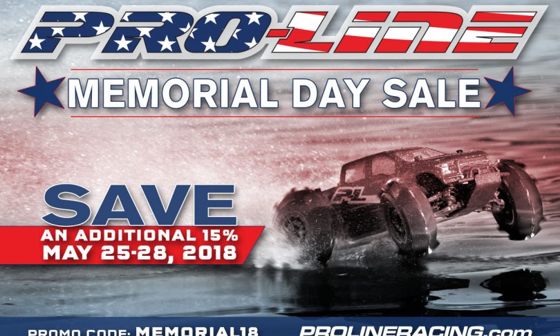 15% Savings During Pro-Line’s Memorial Day Sale