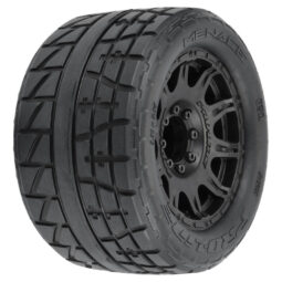 Pro-Line Menace 1/8-scale HP Belted Tires with Raid Wheels