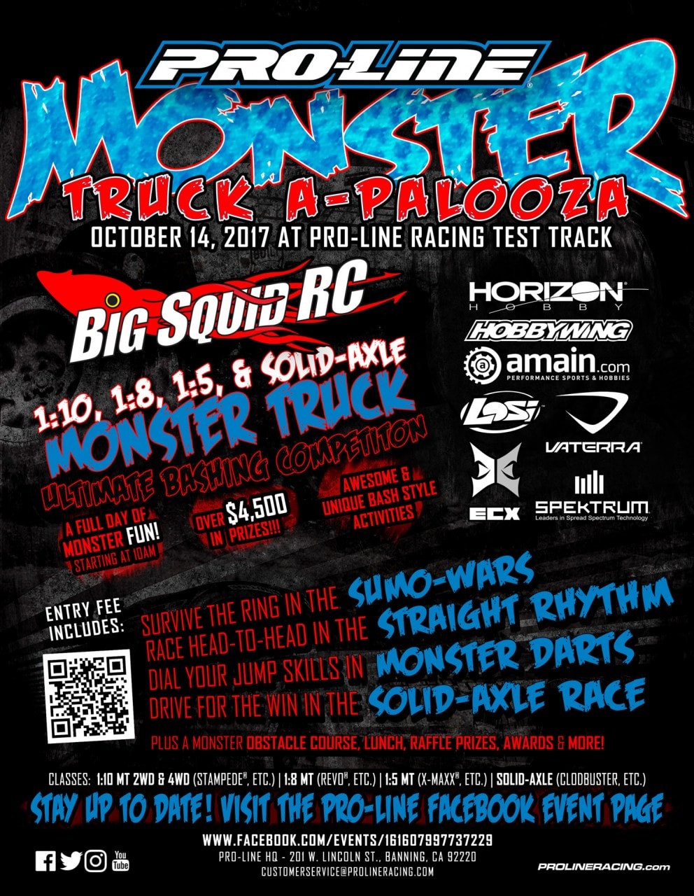 Pro-Line Monster Truck A-Palooza Poster