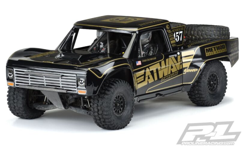 Pro-Line Pre-Painted/Pre-cut ’67 Ford F-100 Heatwave Edition Body for the Traxxas UDR