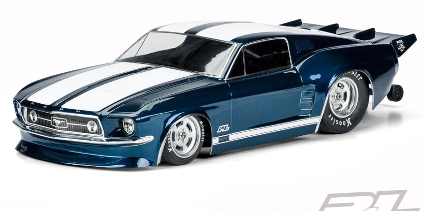One Wild Pony: Pro-Line Racing’s 1967 Ford Mustang Clear R/C Dragster Body