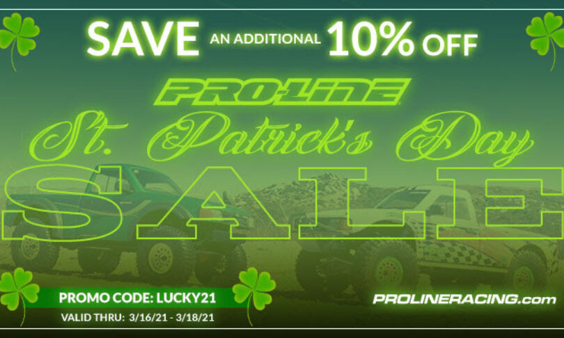 Celebrate St. Patrick’s Day with 10% Off at Pro-Line