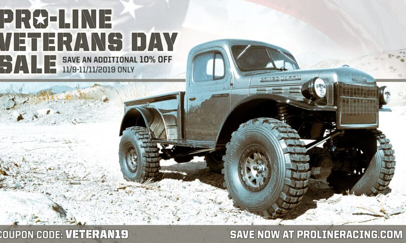 Celebrate Veterans Day with a 10% Discount from Pro-Line
