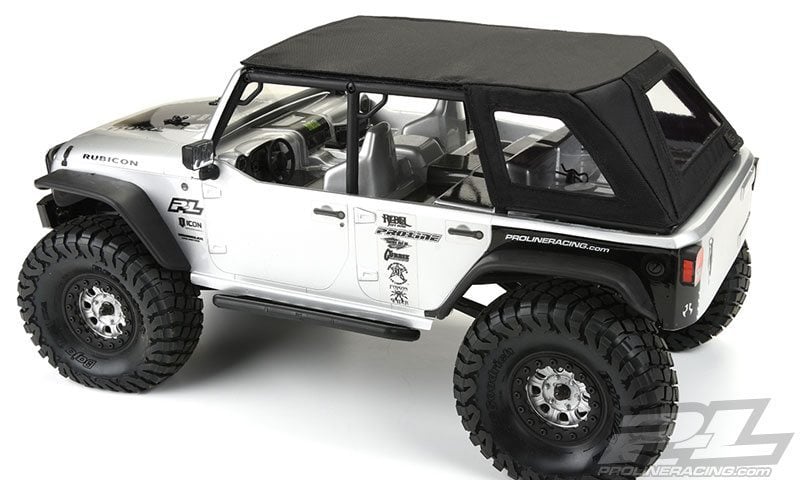Pro-Line TimberLine Soft-Top for Axial's SCX10 Jeep Wrangler Unlimited  Rubicon | RC Newb